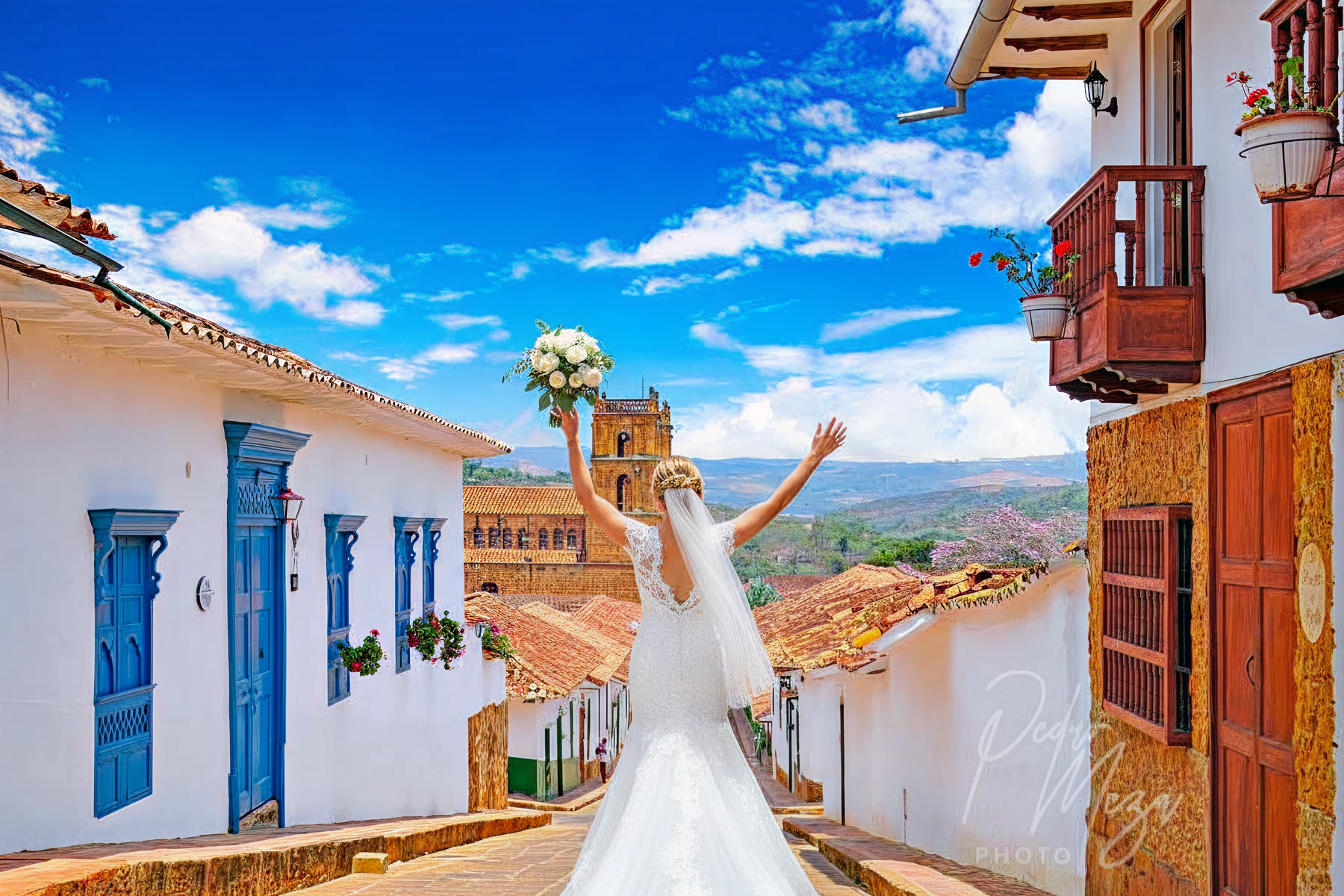 A pear set on a yellow plate upon a soft white canvas texture.